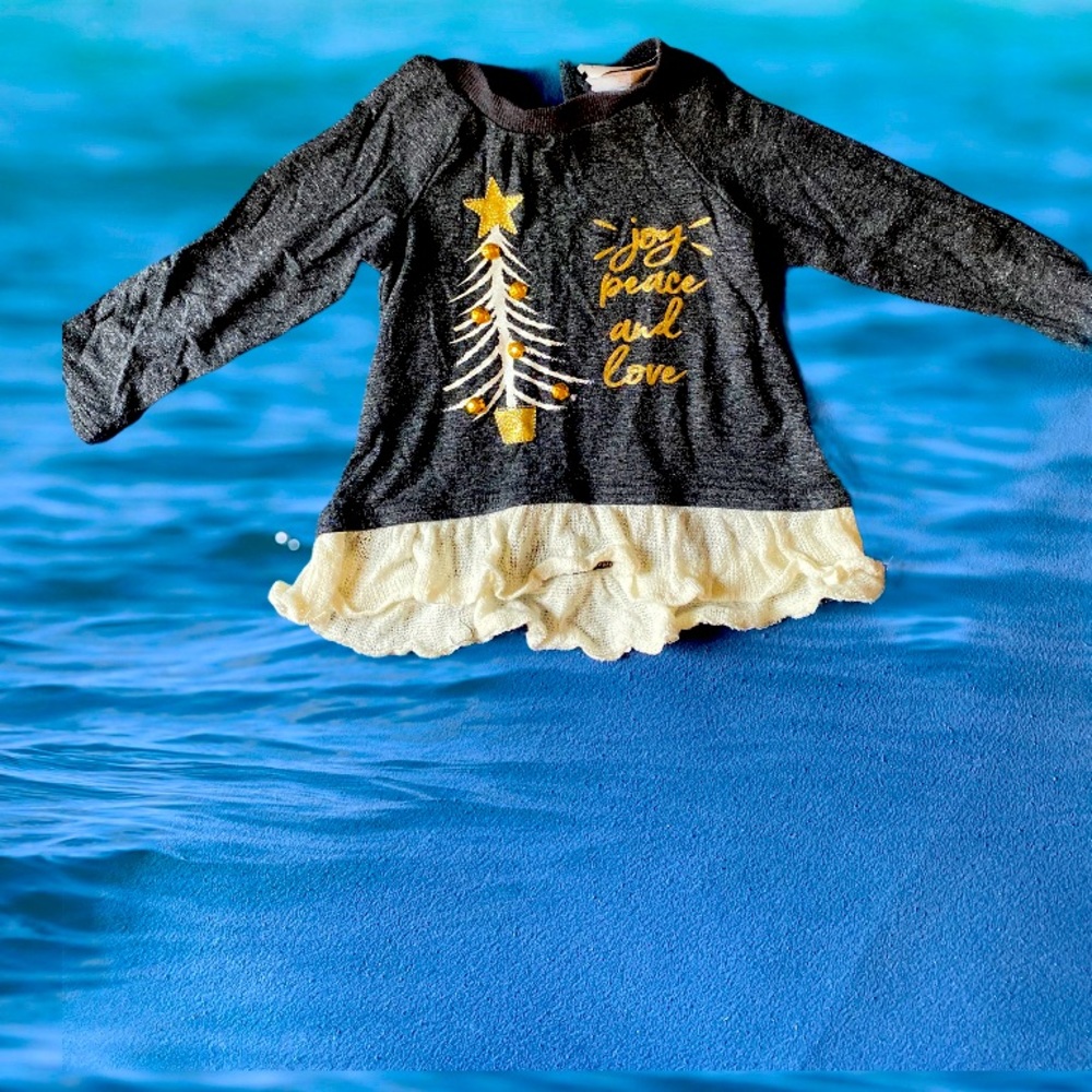 Rare Editions Joy Peace & Love shirt Blouse